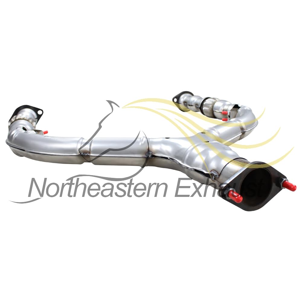 Exhaust Front Y Pipe for INFINITI | QX50 & QX70 2014-2017 3.7L | FX37 & EX37 2013 3.7L | Q60 2014-2015 3.7L | G37 2008-2013 3.7L | FX35 2009-2012  3.5L | EX35 2008-2012 3.5L