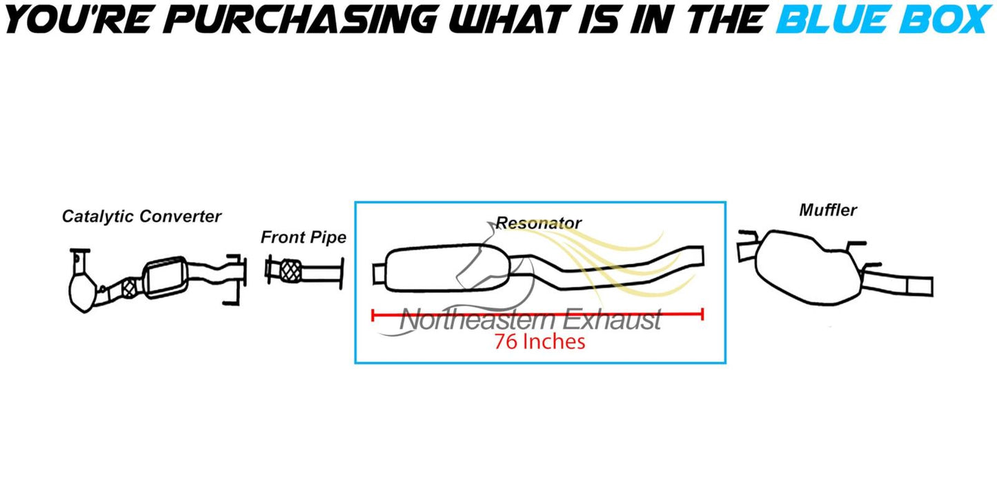 1999-2009 Saab 9-5 2.3L Exhaust Resonator Pipe