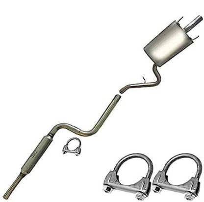 Exhaust Resonator Pipe and Muffler for 2001-2006 Sebring and Stratus 2.4L 2.7L
