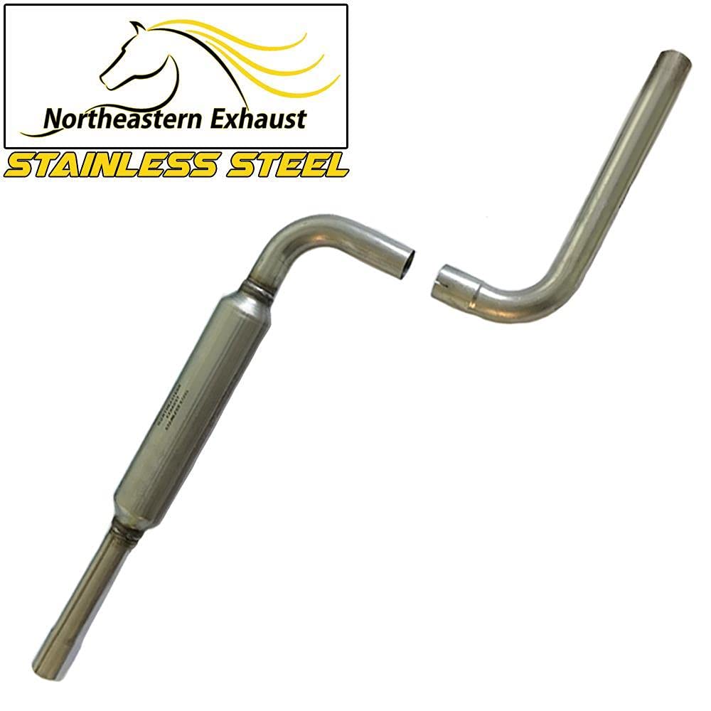 Exhaust Resonator Pipe and Muffler for 2001-2006 Sebring and Stratus 2.4L 2.7L