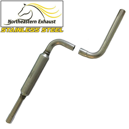 Exhaust Resonator Pipe and Muffler for 2001-2006 Sebring and Stratus 2.4L 2.7L