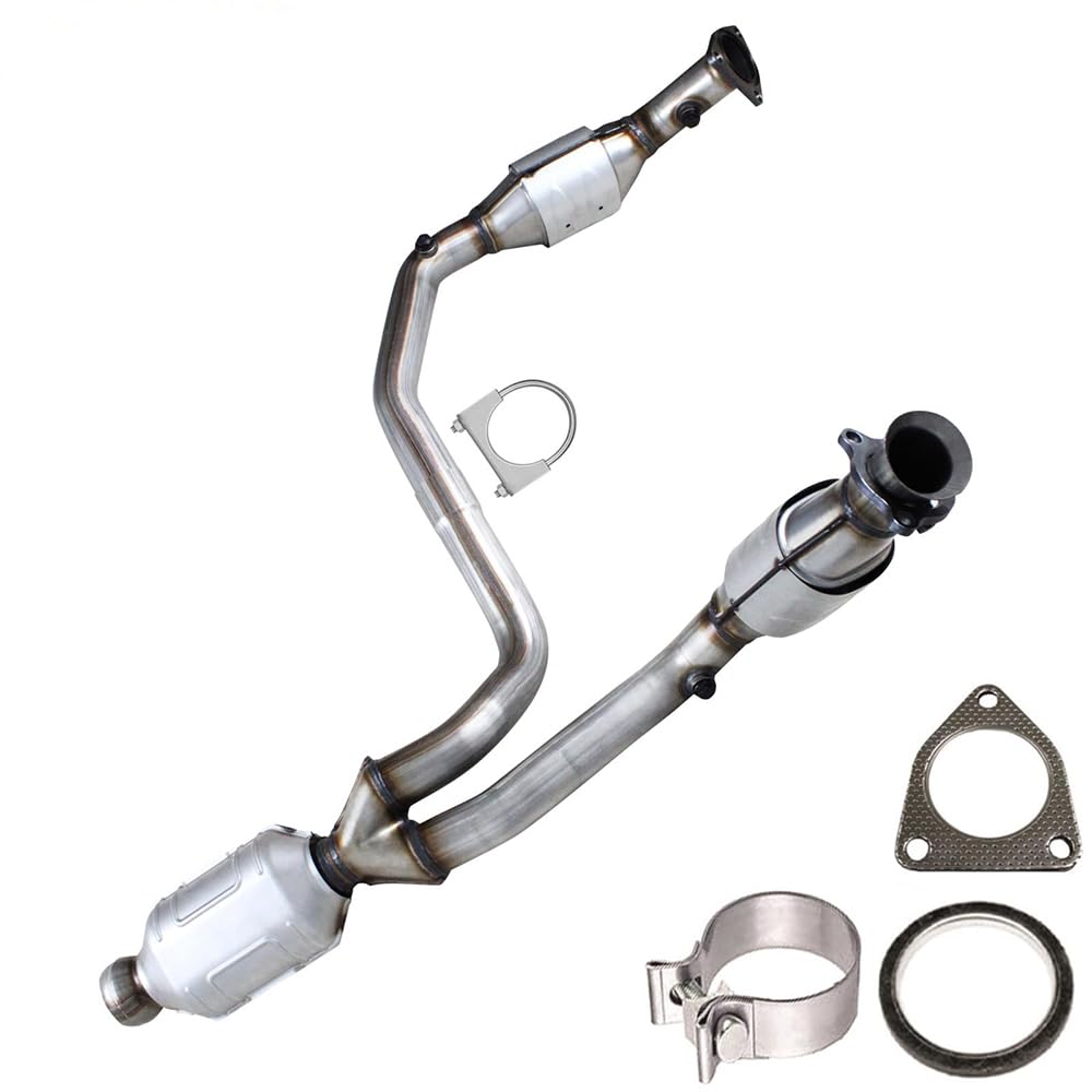 Front Catalytic Converter for 2010-2013 Cadillac Escalade | 2009-2013 Chevy Avalanche/Silverado 1500 | 2009-2014 Tahoe