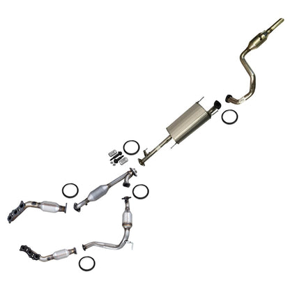 2003-2009 Toyota 4Runner 4.0L Pair of Manifolds, Catalytic Converters, Muffler and Tail Pipe | EPA Approved