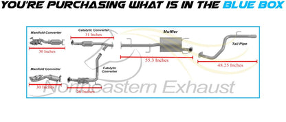 2003-2009 Toyota 4Runner 4.0L Pair of Manifolds, Catalytic Converters, Muffler and Tail Pipe | EPA Approved