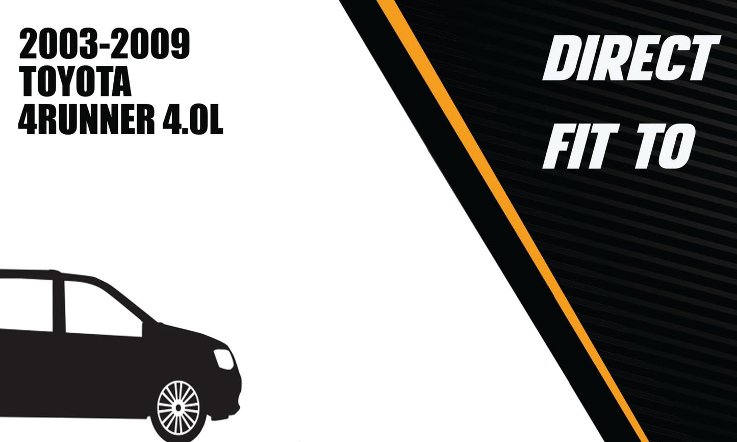2003-2009 Toyota 4Runner 4.0L Pair of Manifolds, Catalytic Converters, Muffler and Tail Pipe | EPA Approved