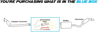 Exhaust Pipe for 2002-2009 Buick Terraza/Chevy Uplander/Chevy Venture/Oldsmobile Silhouette/Pontiac Montana/Saturn Relay