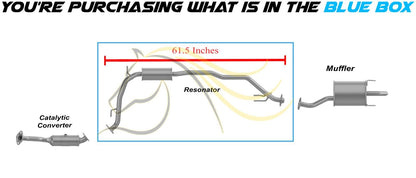 2007-2008 Honda Fit 1.5L Exhaust Resonator Pipe w/ Hangers