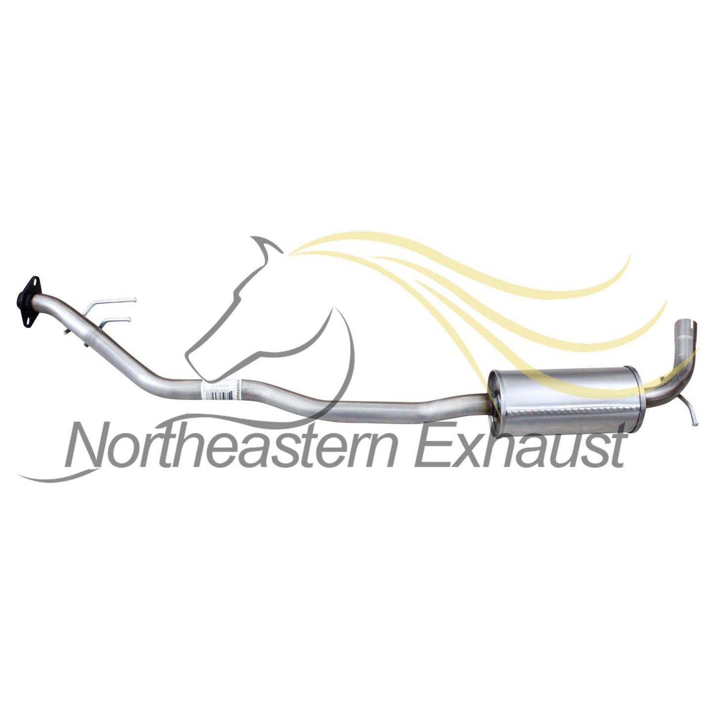 2007-2008 Honda Fit 1.5L Exhaust Resonator Pipe w/ Hangers