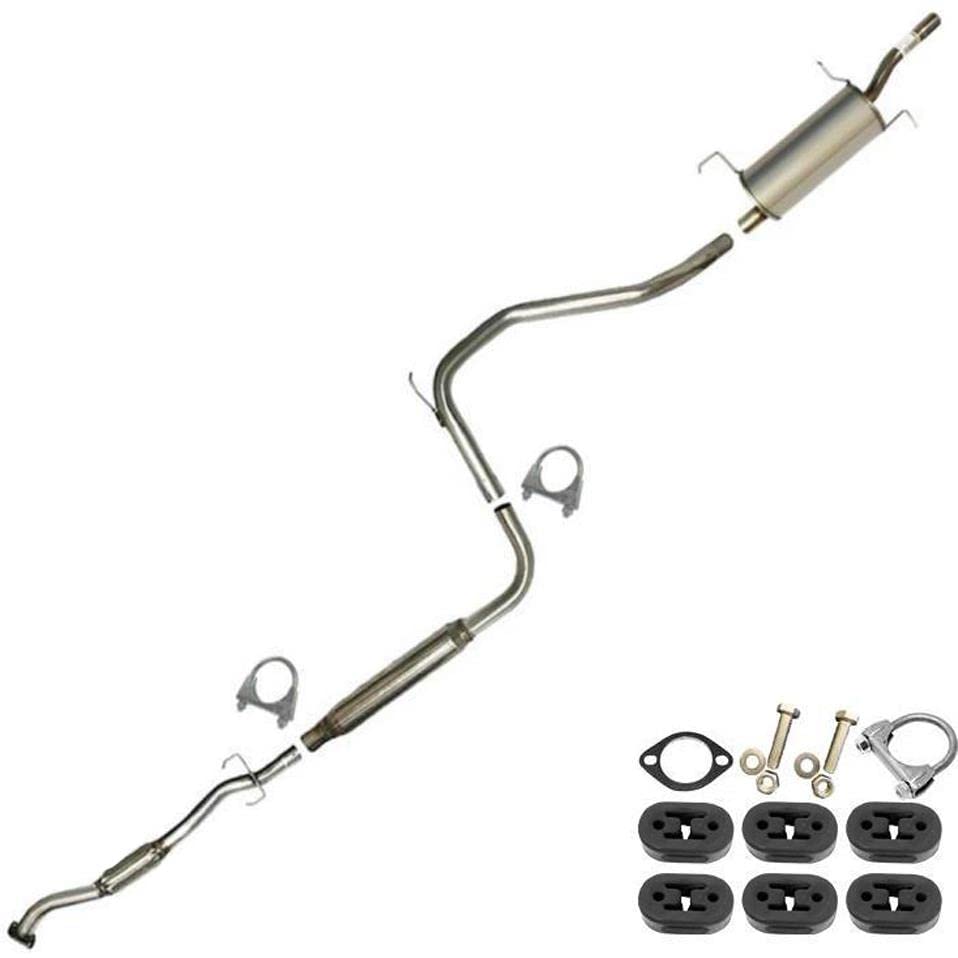 Exhaust Resonator and Muffler for 1997-2003 Ford Escort | 1997-1999 Mercury Tracer | 2.0L