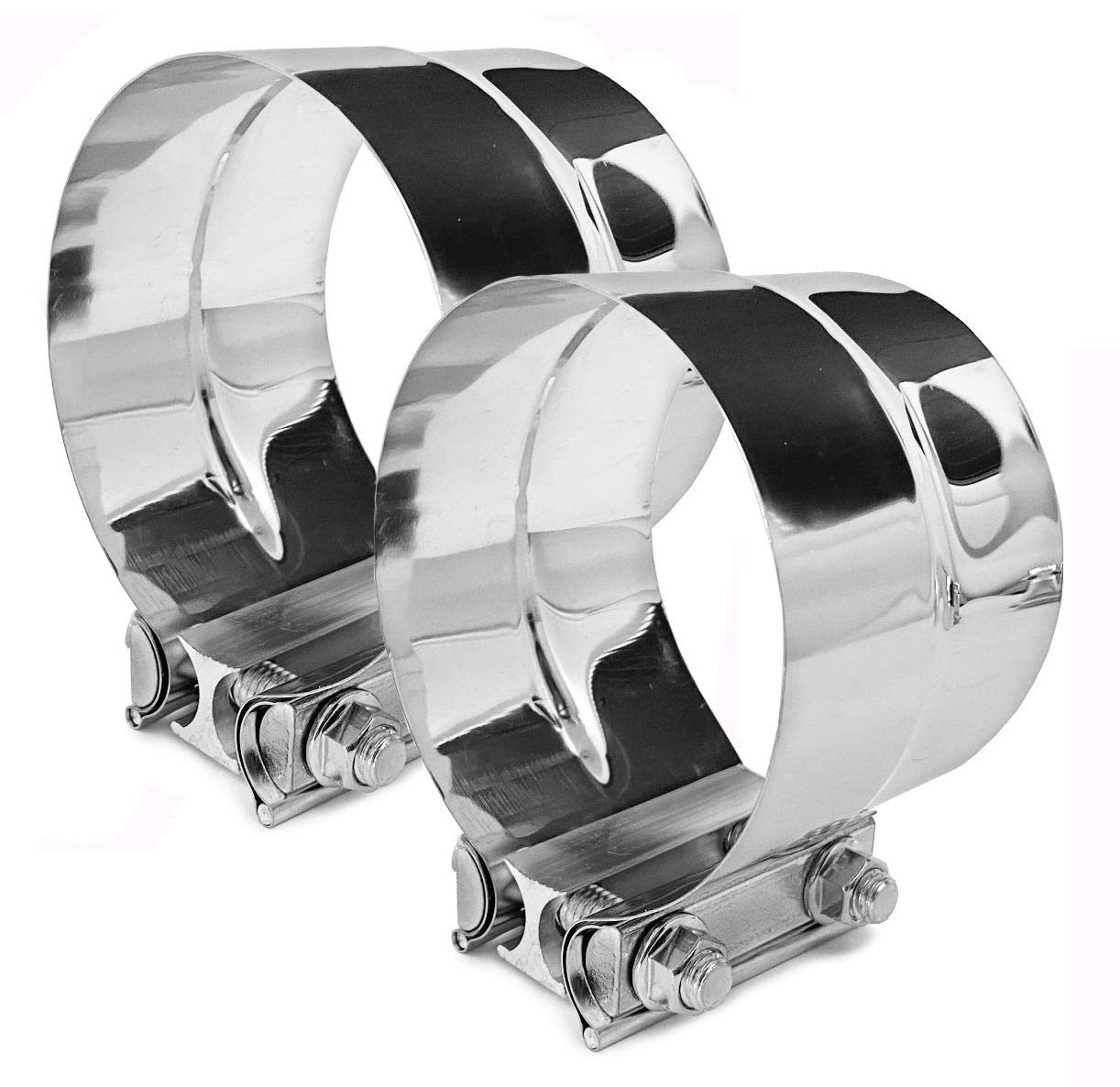 Colt Exhaust | Polished Straight Pipe Stainless Steel Exhaust Pipe 5" ID x 51" long