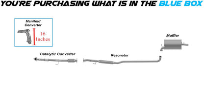 Front Manifold Catalytic Converter for 1997-2001 Toyota Camry | 1999-2001 Solara | 2.2L
