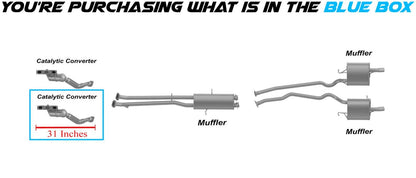 2006-2010 BMW X5 4.8L Driver-side Catalytic Converter - EPA Approved