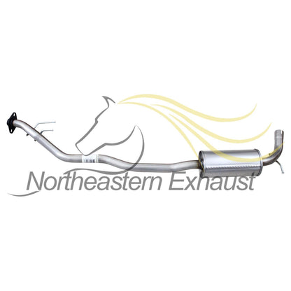 2007-2008 Honda Fit 1.5L Exhaust Resonator and Muffler