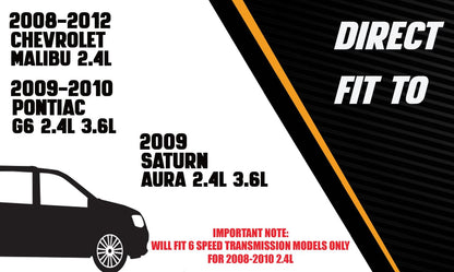 2008-2012 Malibu 2.4L | 2009 Pontiac G6 3.6L and 2010 G6 2.4L| 2009 Saturn Aura 2.4L 3.6L Exhaust Front Flex Pipe