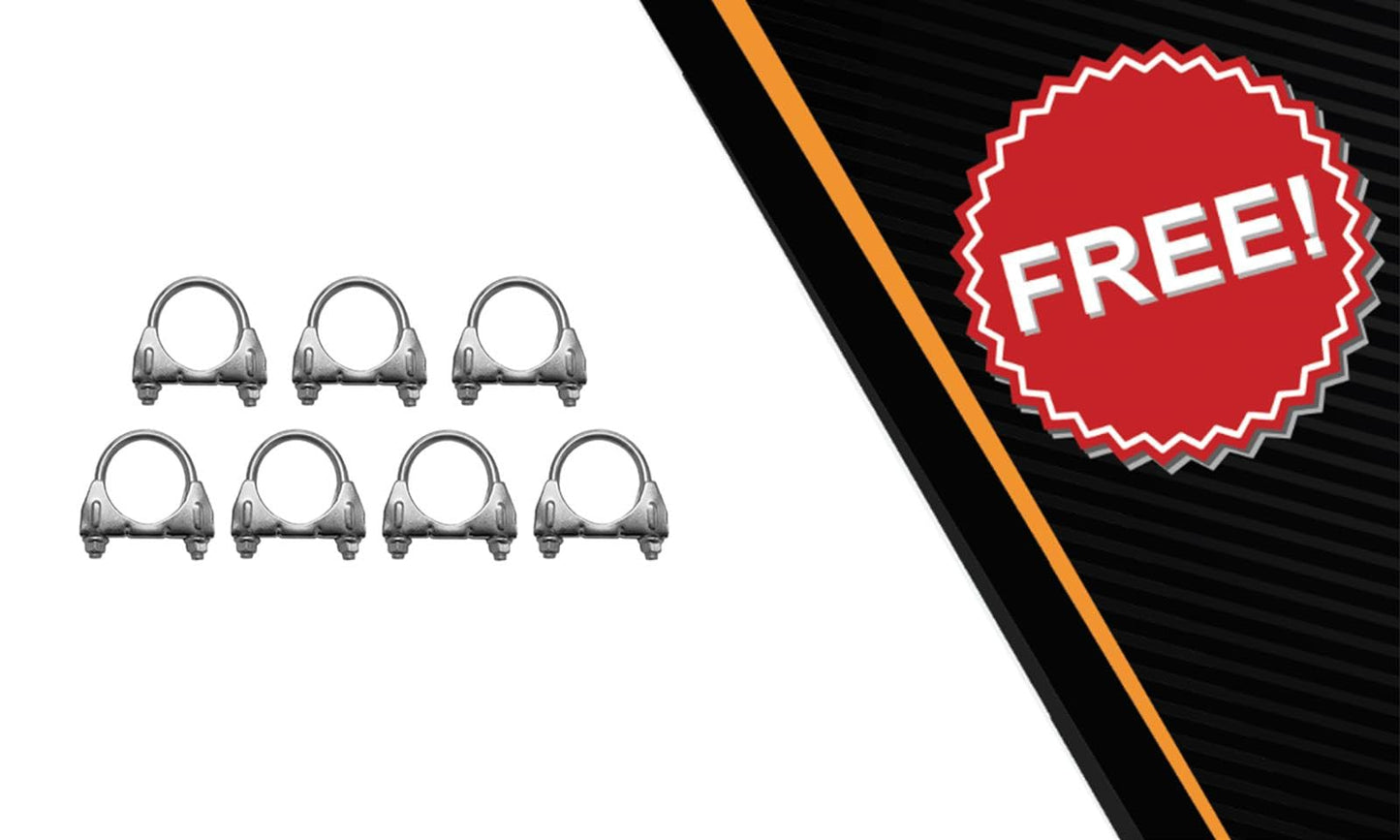 2004-2005 Ford F-150 5.4L Complete Exhaust System Kit with Catalytic Converters | For RWD