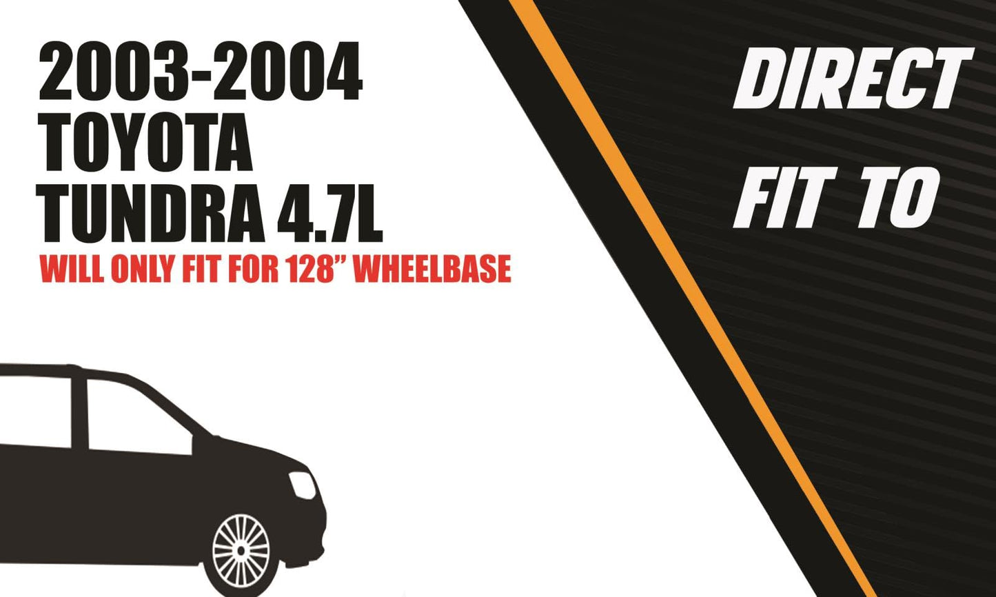 2003-2004 Toyota Tundra 4.7L Complete Exhaust System Kit with Catalytic