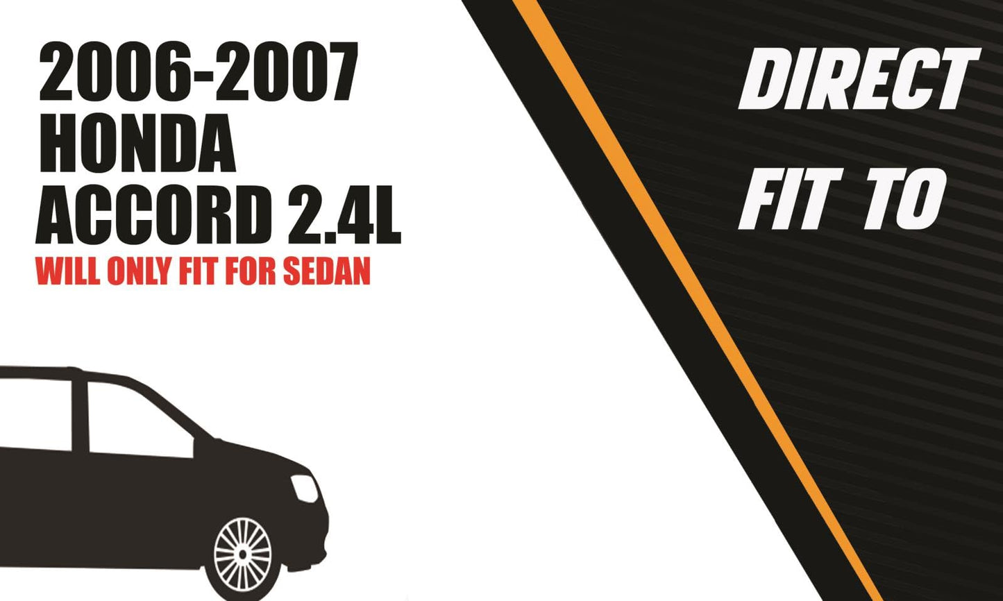 2006-2007 Honda Accord 2.4L Complete Exhaust System Kit with Catalytic |  EPA Approved