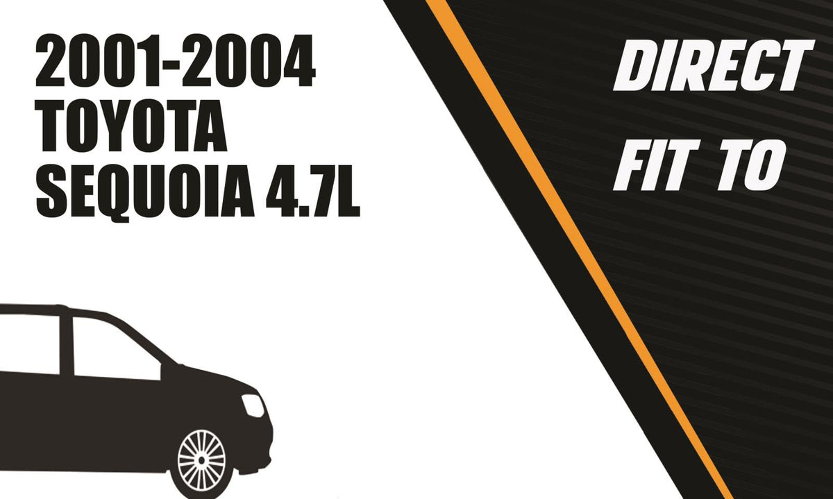 2001-2004 Toyota Sequoia 4.7L Complete Exhaust System Kit with Catalytic