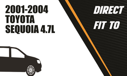 2001-2004 Toyota Sequoia 4.7L Complete Exhaust System Kit with Catalytic