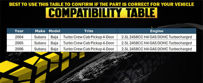2004-2006 Subaru Baja 2.5L Exhaust Muffler - For Turbocharged models