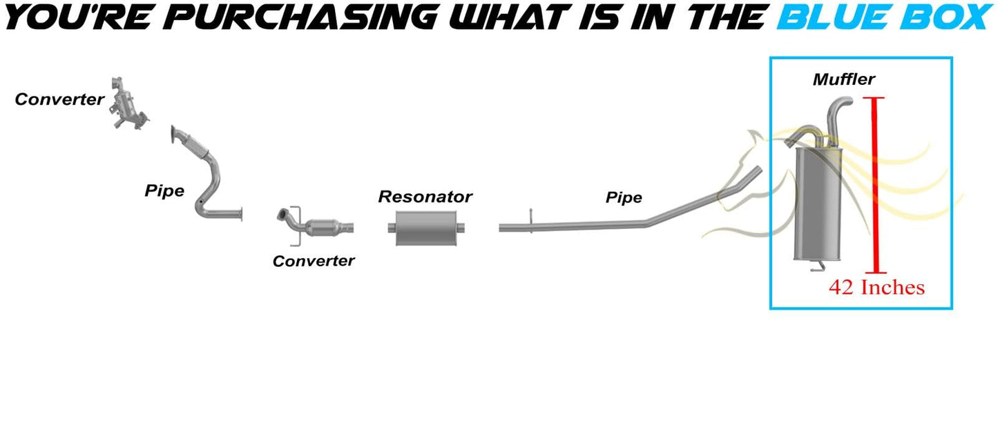 2015-2019 Chevy Trax 1.4L Exhaust Muffler
