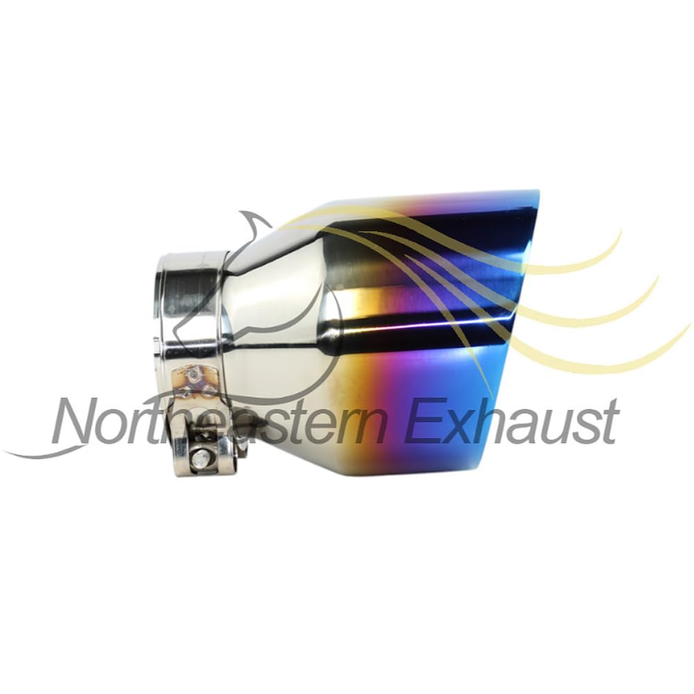 2.5"ID / 4"OD / 5.5"Long Universal Exhaust Tips - Single (Pack of 1)