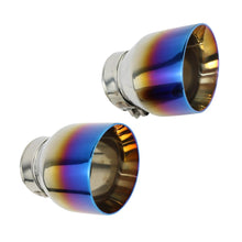 2.5"ID / 4"OD / 5.5"Long Universal Exhaust Tips - Pair (Pack of 2)
