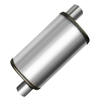 Universal Performance Muffler 2.5" Inch Inlet x 2.5" Inch Outlet x 24" Inch Long