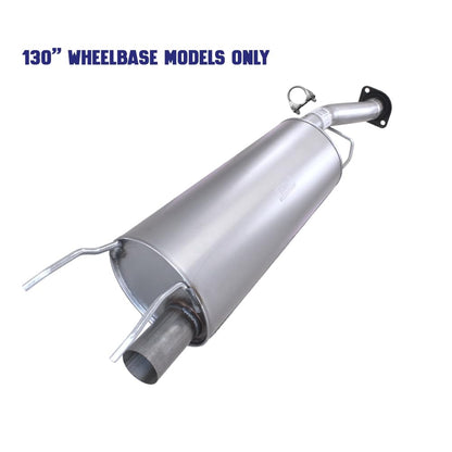 2017-2019 Ford Transit-350 3.7L Exhaust Muffler Resonator and Tail Pipe - For 130" WB