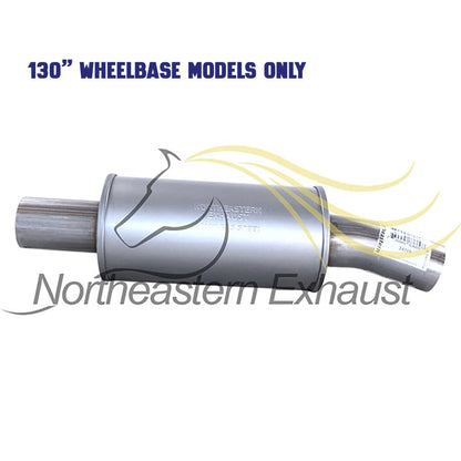 2017-2019 Ford Transit-350 3.7L Exhaust Muffler Resonator and Tail Pipe - For 130" WB