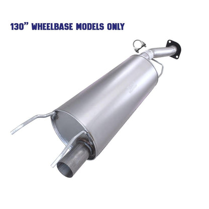 2017-2019 Ford Transit-250 3.7L Exhaust Muffler Resonator and Tail Pipe - For 130" WB