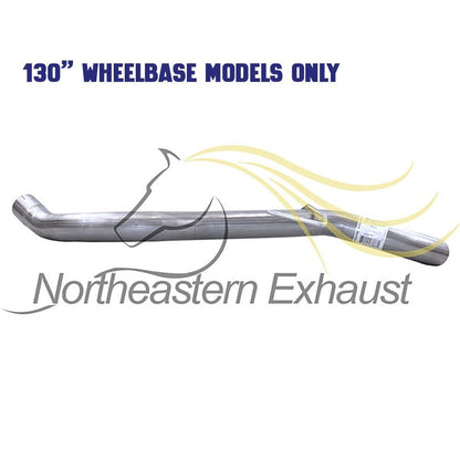 2017-2019 Ford Transit-250 3.7L Exhaust Muffler Resonator and Tail Pipe - For 130" WB