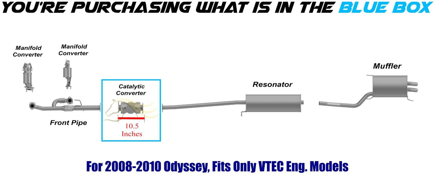 2006 Honda Accord 3.0L Catalytic Converter | EPA APPROVED