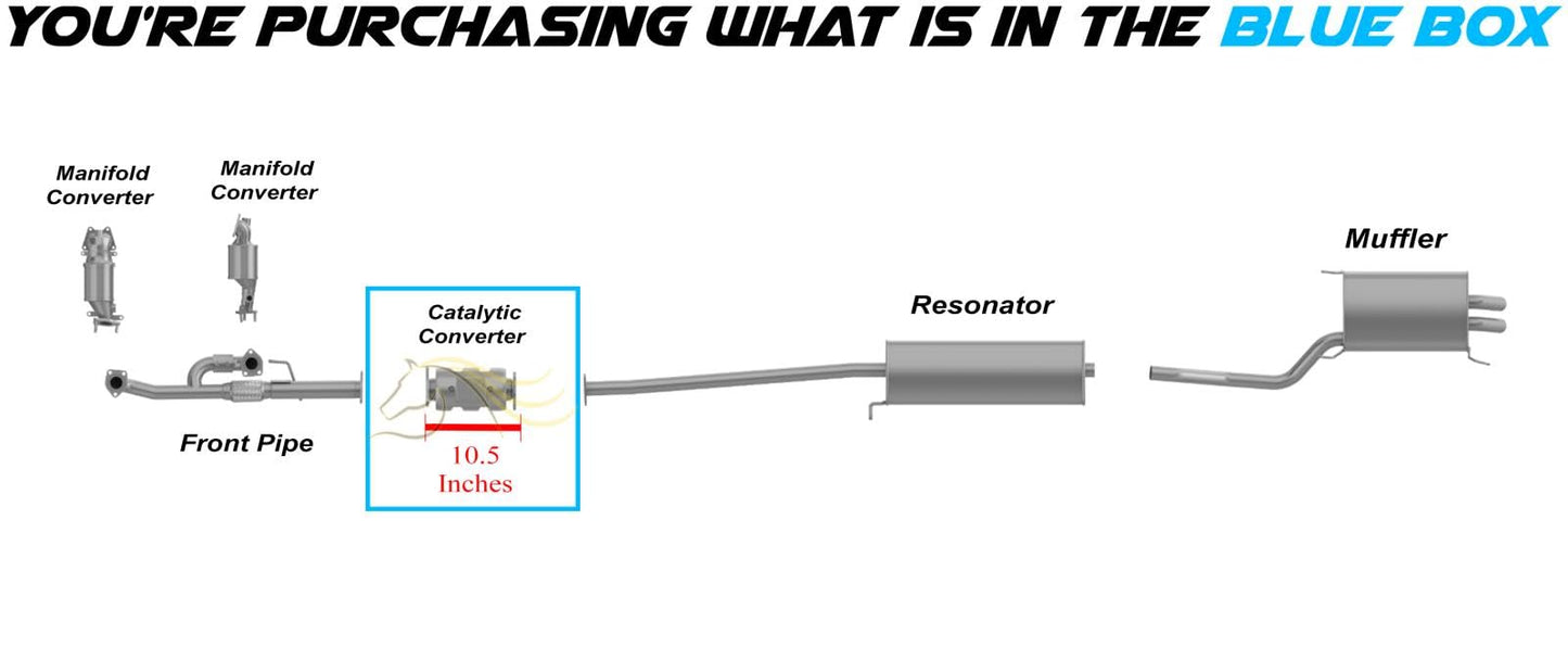 2008 Honda Pilot 3.5L Catalytic Converter | EPA APPROVED