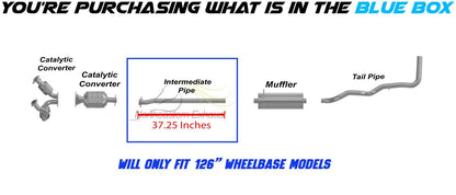 2004 Mazda B4000 4.0L Exhaust Pipe