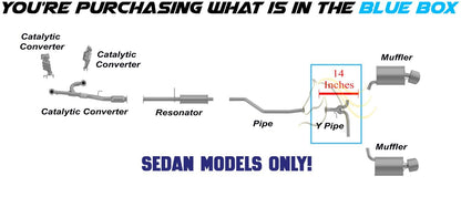 2013 Honda Accord 3.5L Exhaust Y Pipe - Sedan models only