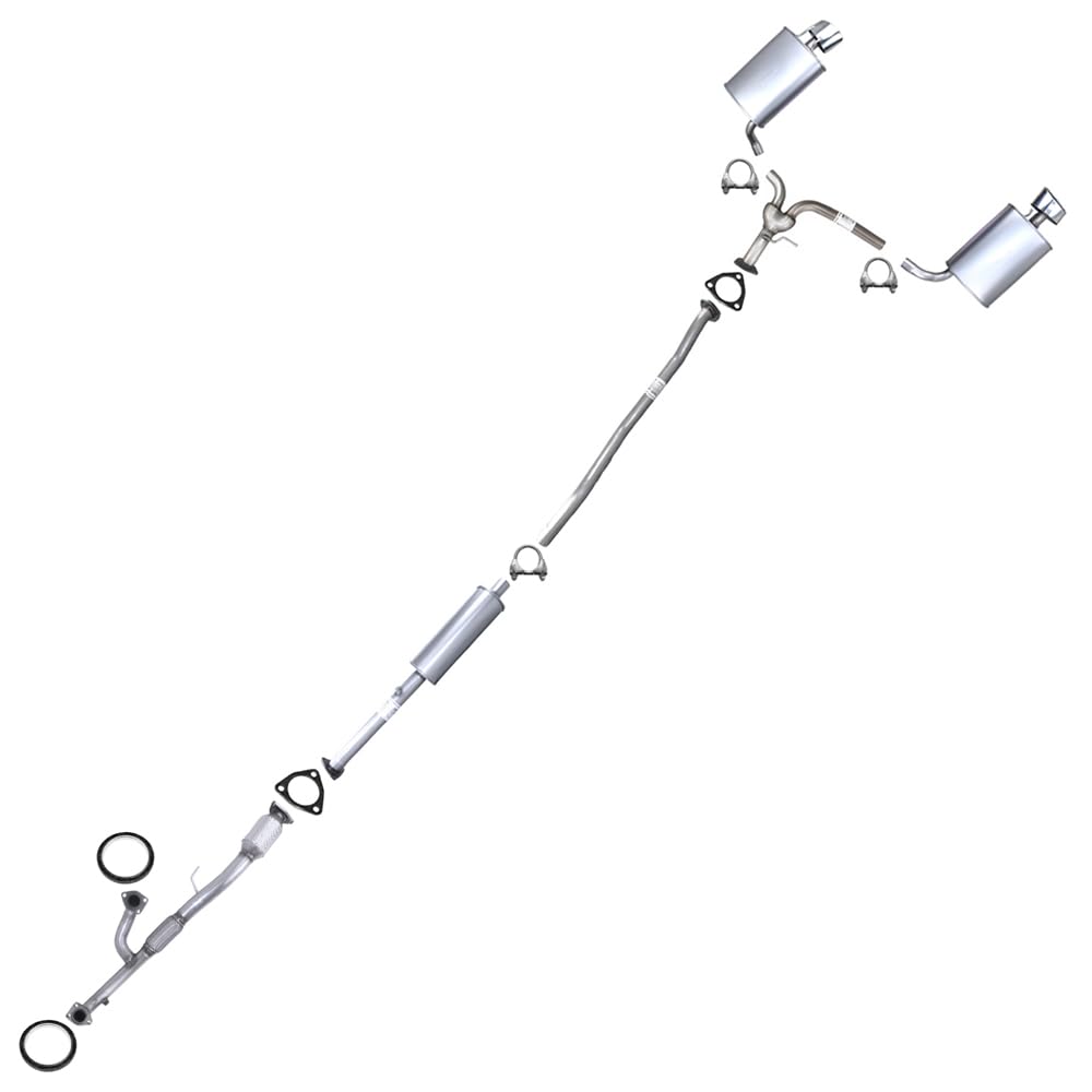 2013-2017 Honda Accord 3.5L Exhaust System Kit with Rear Catalytic Converter