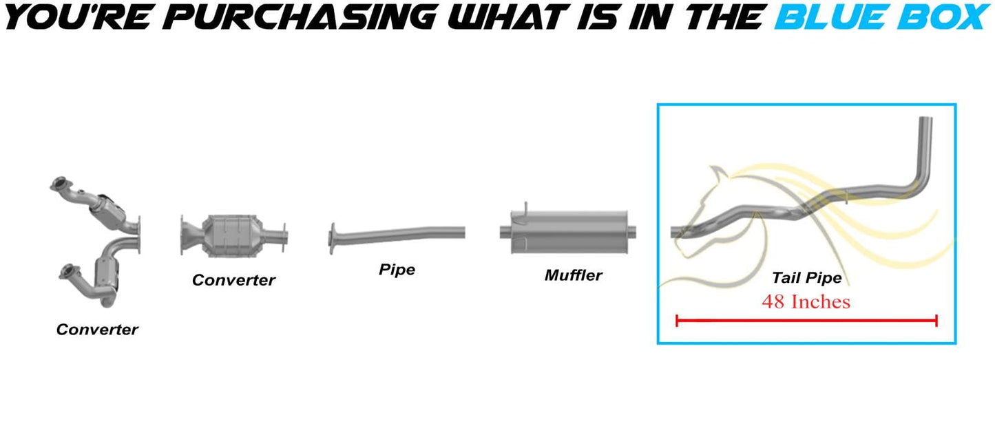 2004-2007 Mazda B3000 3.0L Exhaust Tail Pipe