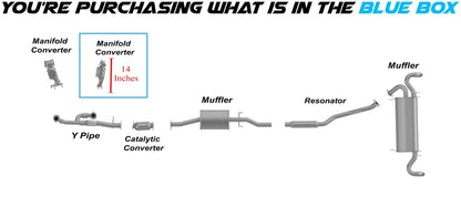 Passenger-side Manifold Catalytic Converter for 2008-2022 Honda 3.5L models