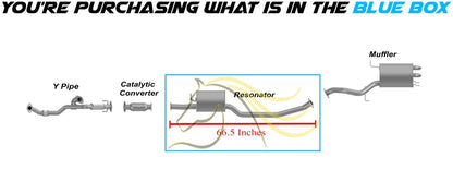 2011-2013 Kia Sorento 3.5L Exhaust Resonator Pipe Assembly
