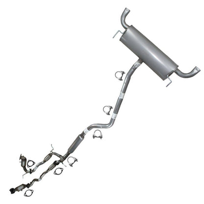 2015-2017 Jeep Cherokee 3.2L FWD - EPA Approved Pair of Catalytic Converter, Exhaust Pipes, Resonator and Muffler