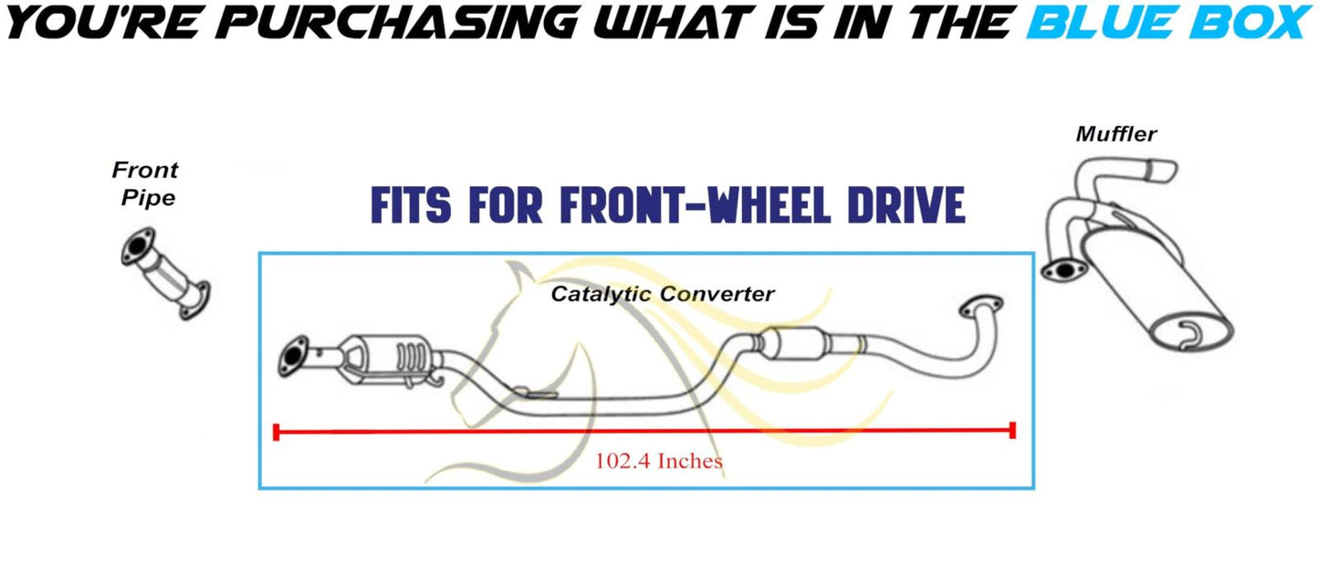 2016-2021 Mitsubishi Outlander Sport 2.0L FWD - EPA Approved Catalytic Converter