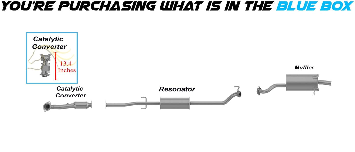2010-2011  Honda CR-V 2.4L Exhaust Front Catalytic Converter with EPA-Approved