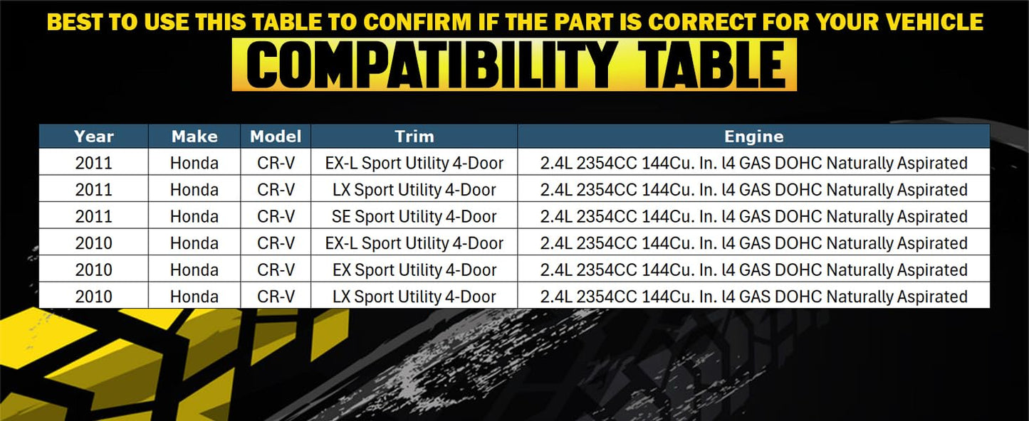 2010-2011  Honda CR-V 2.4L Exhaust Front Catalytic Converter with EPA-Approved