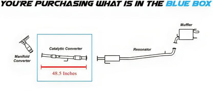 2010-2011 Toyota Camry 2.5L Rear Catalytic Converter - EPA Approved