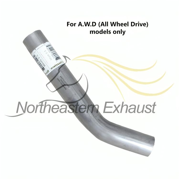 Exhaust Resonator Pipe for Jeep Cherokee 2014-2019 2.4L | Jeep Cherokee 2014-2018 3.2L | For AWD