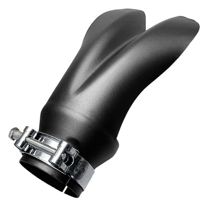 Stainless Steel Universal Black Powder Coated Diffuser Exhaust Tip | 3" ID x 12" Long