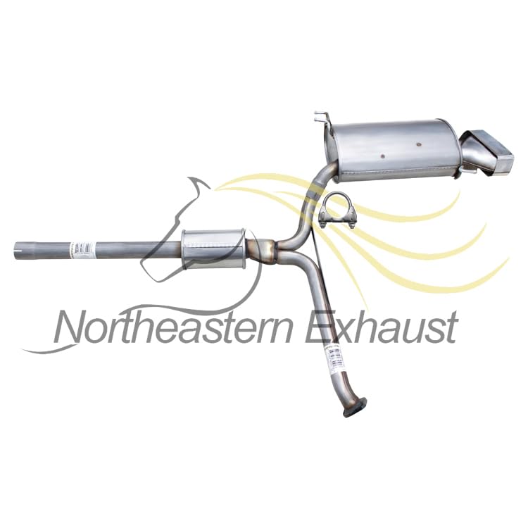 2009-2014 Acura TL 3.5L Exhaust Pipe, Resonator and Pair of Muffler
