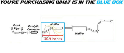 2002-2004 Honda Odyssey 3.5L Exhaust Muffler