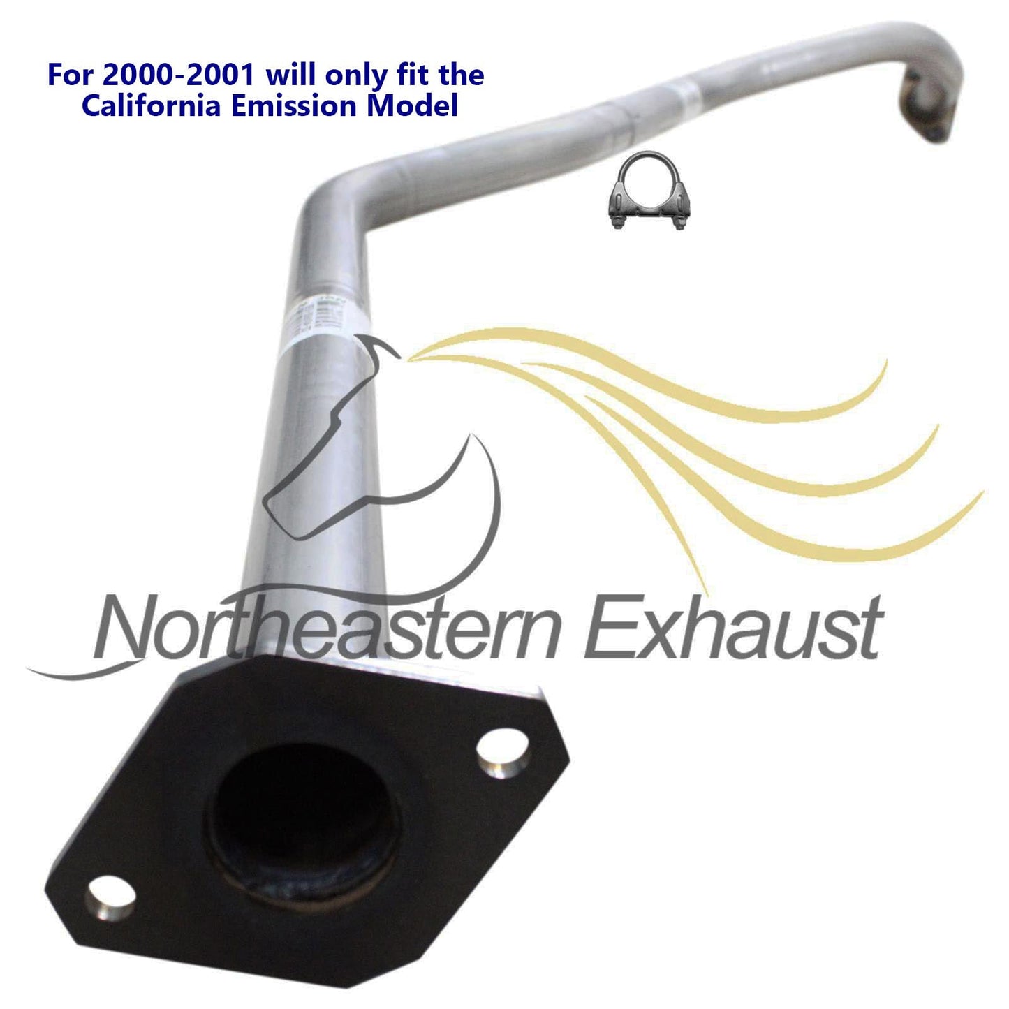 2000-2006 Nissan Sentra 1.8L Exhaust Resonator Pipe & Muffler
